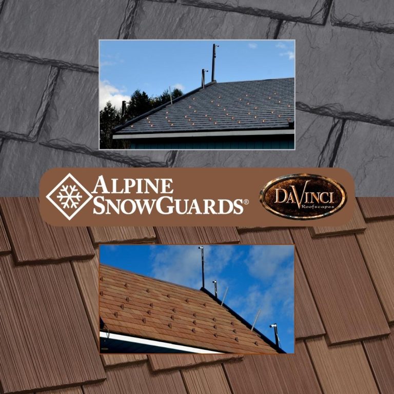 Alpine SnowGuards Installs New DaVinci Shake & Slate for 5th Year of Performance Testing